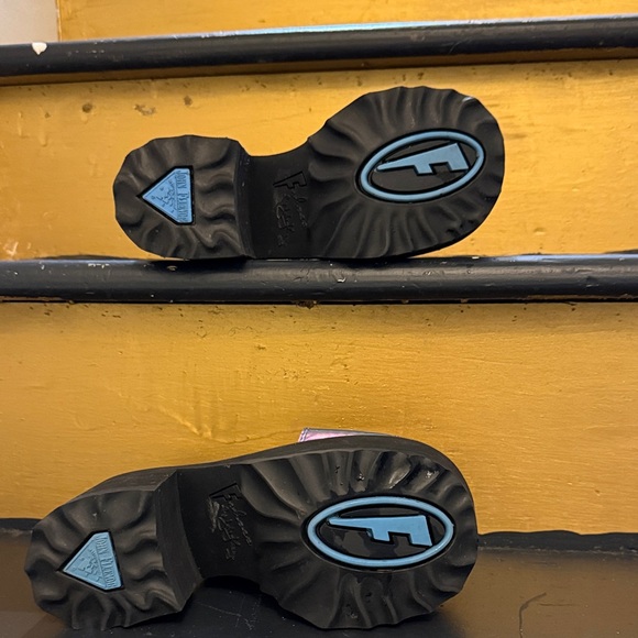 John Fluevog Holographic Chunky Sandals - Picture 5 of 10